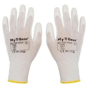 Montagehandske MY-T-GEAR PU vit 11