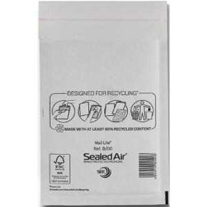 Bubbelpåse B 00 120x210mm vit 200 fp