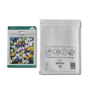 Bubbelpåse D 1 180x260mm vit 200 fp