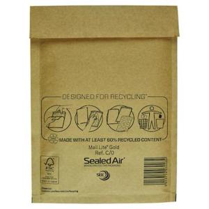 Bubbelpåse C 0 150x210mm brun 200 fp