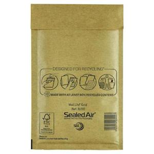 Bubbelpåse 120x210mm brun 200 fp