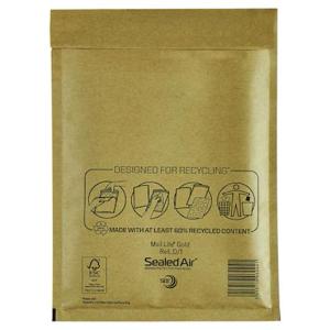 Bubbelpåse D 1 180x260mm brun 200 fp