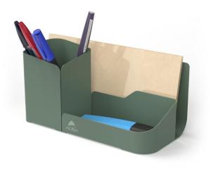 Prylställ ALBA 3 fack metall grön