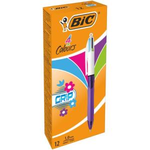 Kulpenna BIC 4 Colours grip fashion 1mm
