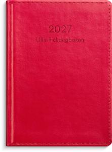 Lilla Fickdagboken 2027 konstläder röd