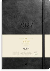 Stor Veckokal Forma Deluxe 2027 svart