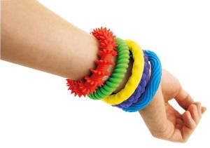 Taktila armband 5 st