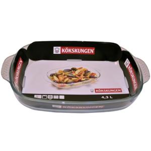 Ugnsform KÖKSKUNGEN glas 4 3L