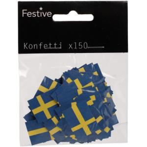 Konfetti FESTIVE Svenska flaggan 150 fp