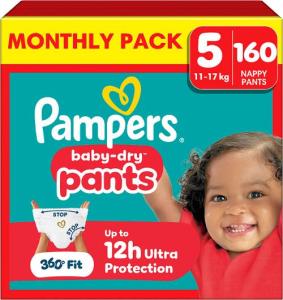 Blöja PAMPERS Baby Dry S5 11-17kg 160 fp