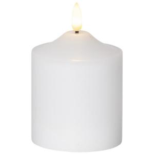 Blockljus STAR TR Top Led vit 7 5x12cm