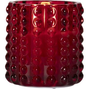 Ledljus STAR TRADING Dotty röd 9 5cm