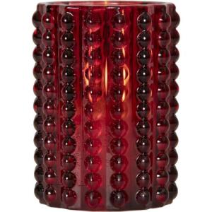 Ledljus STAR TRADING Dotty röd 12 5cm