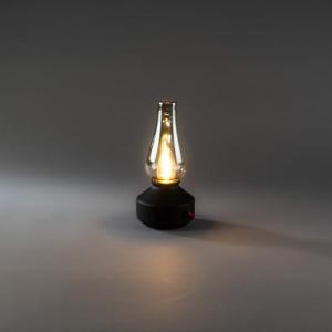 Lykta metall LED 24 5cm svart