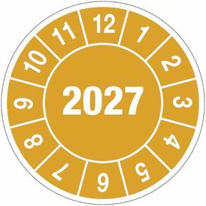 Kontrollmärke 2027 25mm 10 fp