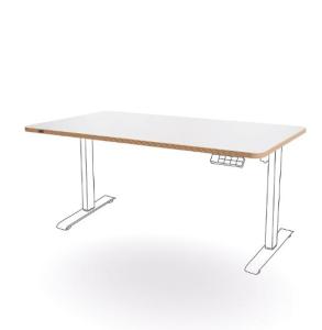 Bordsskiva LEITZ 140x80cm vit