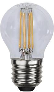 LED-lampa E27 klot clear 2700K
