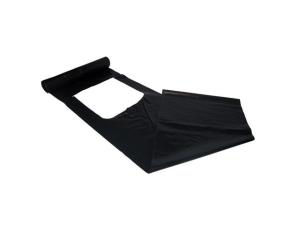 Plastsäck knyt LD 125L 50my svart 10 rl