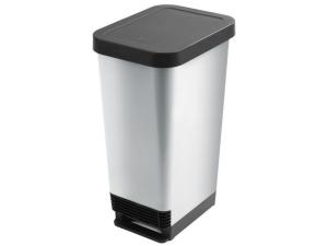 Papperskorg CEP pedal 45L grå