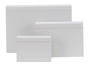 Skrivkort ESSELTE A5L linjerat 100 fp