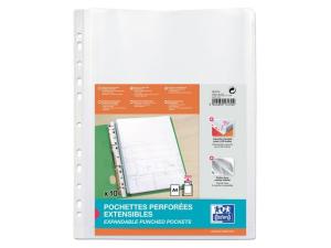 Plastficka OXFORD bälg 0 20mm A4 10 fp