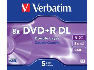 DVD R VERBATIM 8 5GB Dual Layer 5 fp