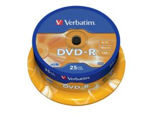 DVD-R VERBATIM 4 7GB 25 fp