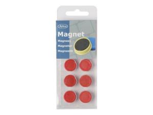 Magnetknappar ACTUAL 16mm röd 10 fp
