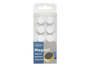 Magnetknappar ACTUAL 16mm vit 10 fp