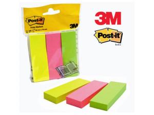 Index POST-IT 25x76mm 3 färger 300 fp