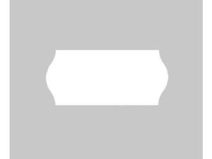 Prisetikett 26x12mm G2 vit 9000 fp