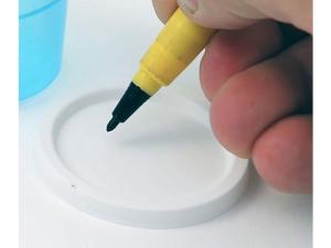 Lock till medicinbägare vit 48mm 500 fp