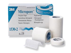 Micropore Vit u hållare 1 2cmx9 1m 24 fp