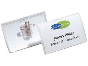 Namnskylt DURABLE 90x54mm 25 fp