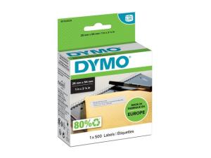 Etikett DYMO LW retur 25x54mm 500 fp