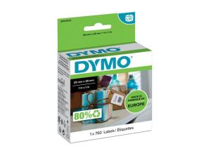 Etikett DYMO LW 25x25mm 750 fp