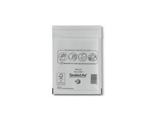 Bubbelpåse A000 110x160mm vit 100 fp