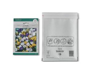 Bubbelpåse D1 180x260mm vit 100 fp