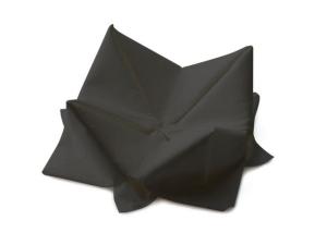 Servett 3-lags 33x33cm svart 125 fp