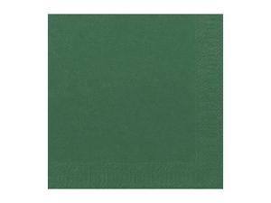 Servett 3-lags 33x33cm mörkgrön 125 fp