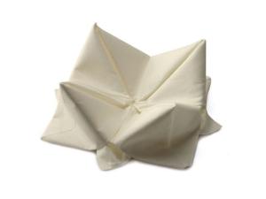 Servett 3-lags 33x33cm vanilj 125 fp