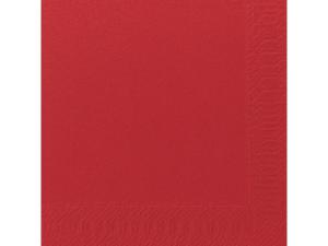Servett 3-lags 40x40cm röd 125 fp