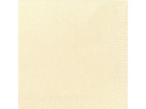 Servett 3-lags 40x40cm vanilj 125 fp