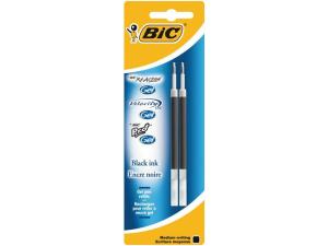 Refill BIC ReAction gel svart 2 fp