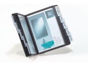 Bordsställ VARIO A5 med 10 ramar svart