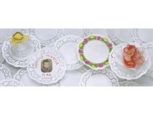 Spetspapper 14cm i diameter 250 fp