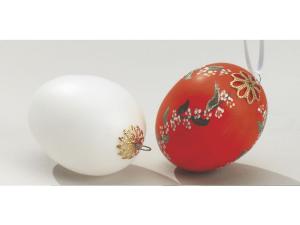 Plastägg vita 25 fp