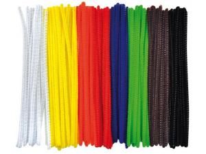 Piprensare 15cm kulörta 100 fp