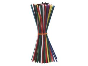 Piprensare 30cm kulörta 100 fp