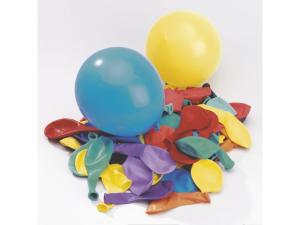 Ballonger 23cm blandade färger 100 fp